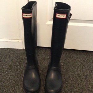 Hunter Original Tall Rain Boots Navy